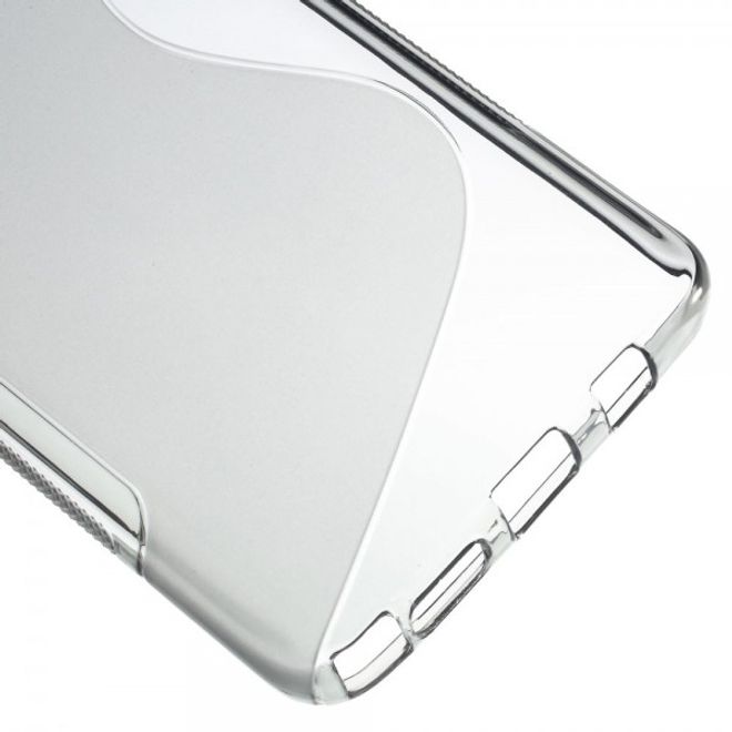 Samsung Galaxy Note 5 Elastisches Plastik Case S-Shape - grau