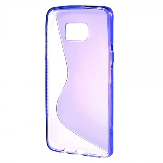 Samsung Galaxy Note 5 Elastisches Plastik Case S-Shape - purpur