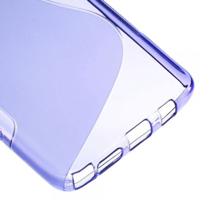 Samsung Galaxy Note 5 Elastisches Plastik Case S-Shape - purpur