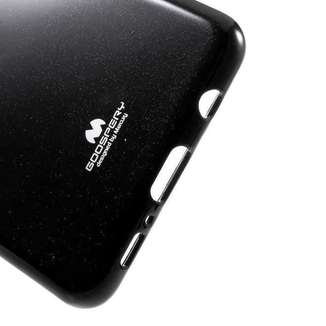 Samsung Galaxy Note 5 Goospery Elastisches, leicht glänzendes Plastik Case - schwarz