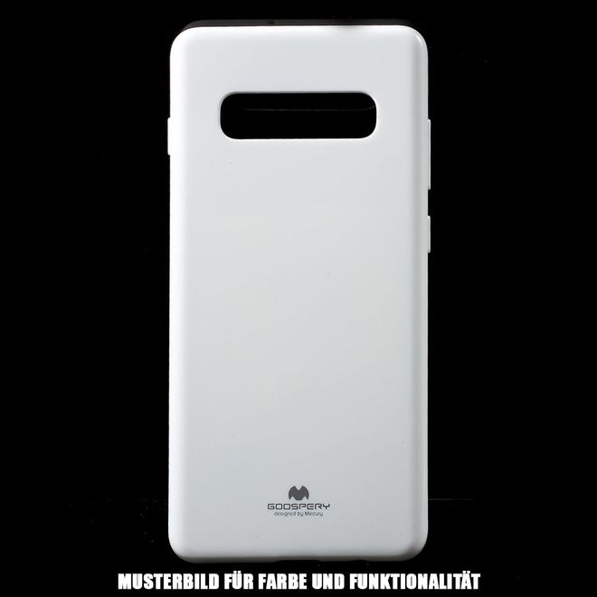 Samsung Galaxy Note 5 Goospery Elastisches, leicht glänzendes Plastik Case - weiss