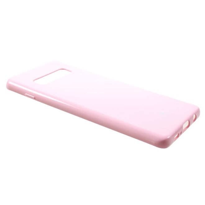 Samsung Galaxy Note 5 Goospery Elastisches, leicht glänzendes Plastik Case - pink