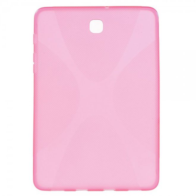 Samsung Galaxy Tab S2 8.0 Elastisches Plastik Case X-Shape - rosa