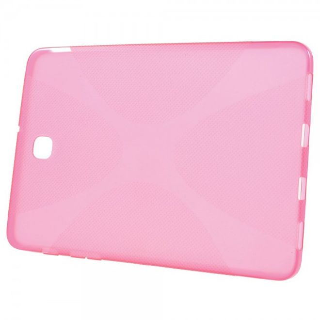 Samsung Galaxy Tab S2 8.0 Elastisches Plastik Case X-Shape - rosa