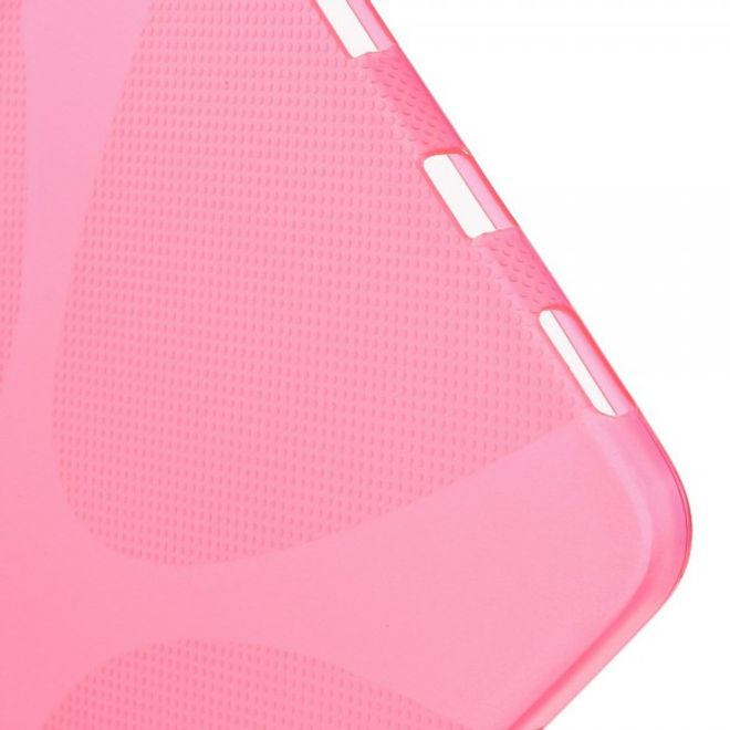 Samsung Galaxy Tab S2 8.0 Elastisches Plastik Case X-Shape - rosa