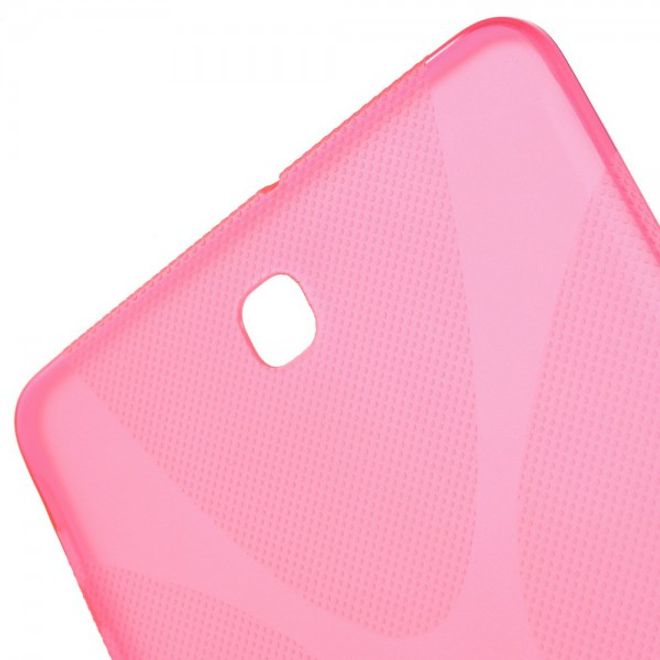 Samsung Galaxy Tab S2 8.0 Elastisches Plastik Case X-Shape - rosa