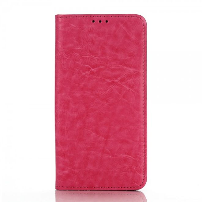 Galaxy S6 Edge Plus Elegantes Leder Case mit Standfunktion - rosa