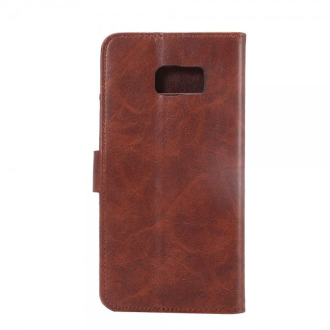 Galaxy S6 Edge Plus Elegantes Crazy Horse Leder Case - braun