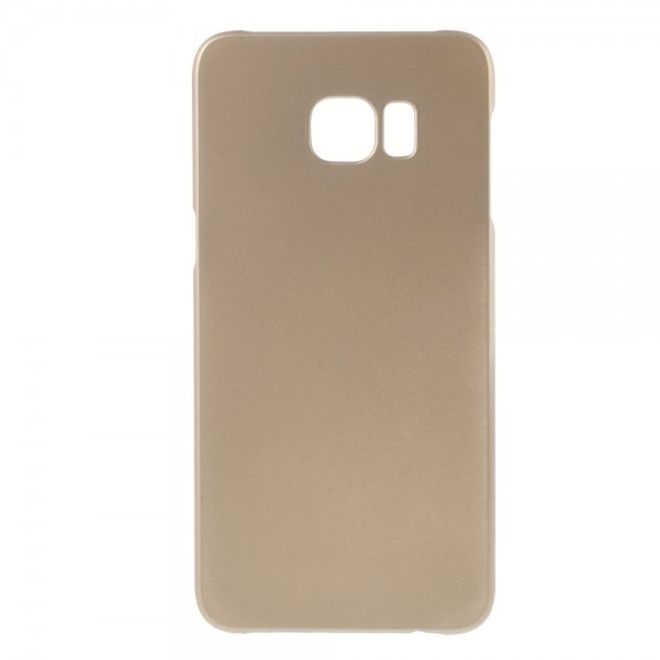 Galaxy S6 Edge Plus Gummiertes, rutschfestes Hart Plastik Case - champagnerfarben