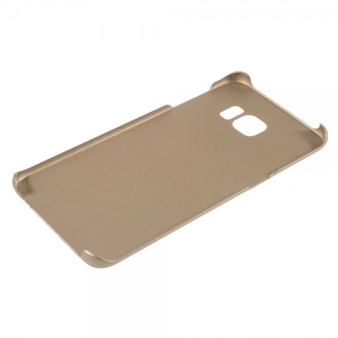Galaxy S6 Edge Plus Gummiertes, rutschfestes Hart Plastik Case - champagnerfarben