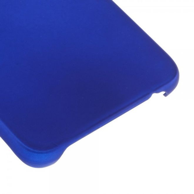 Galaxy S6 Edge Plus Gummiertes, rutschfestes Hart Plastik Case - dunkelblau