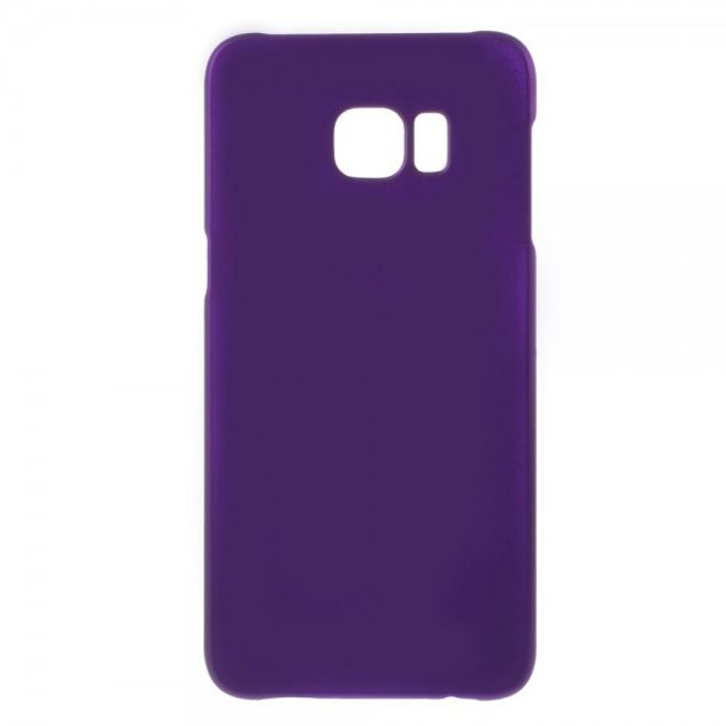 Galaxy S6 Edge Plus Gummiertes, rutschfestes Hart Plastik Case - purpur