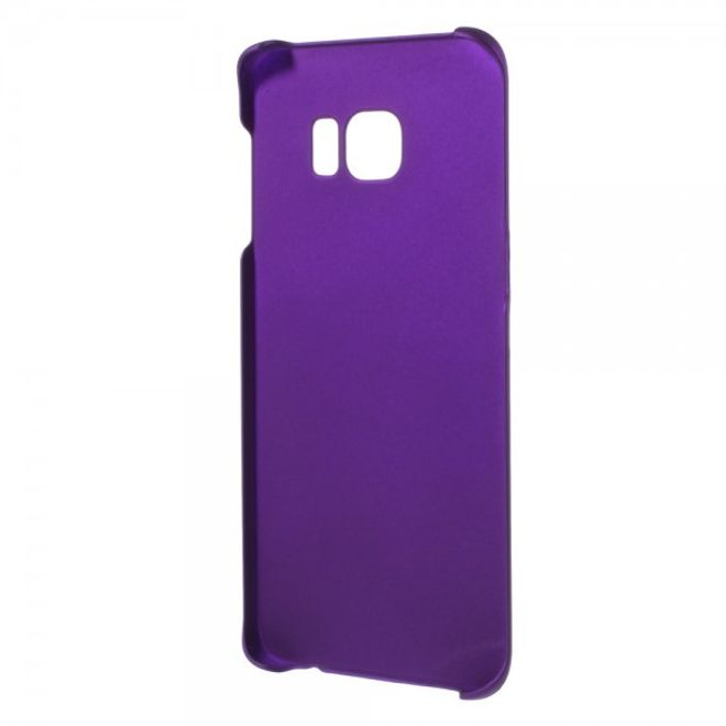 Galaxy S6 Edge Plus Gummiertes, rutschfestes Hart Plastik Case - purpur