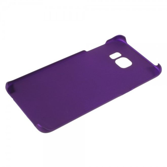 Galaxy S6 Edge Plus Gummiertes, rutschfestes Hart Plastik Case - purpur
