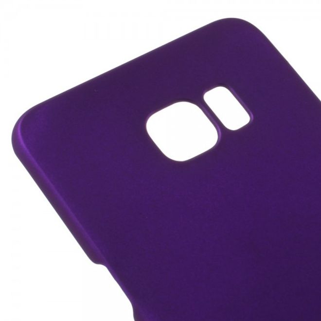 Galaxy S6 Edge Plus Gummiertes, rutschfestes Hart Plastik Case - purpur