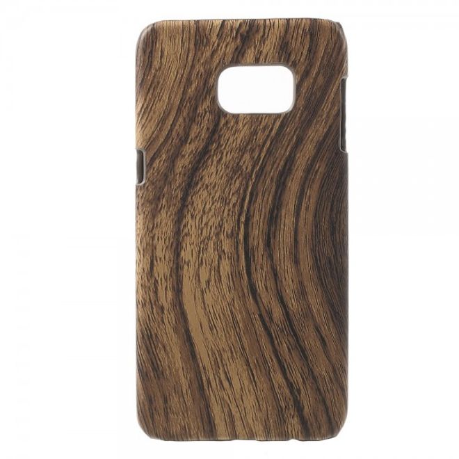 Galaxy S6 Edge Plus Hart Plastik Case mit Holzmaserung