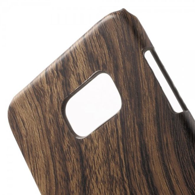 Galaxy S6 Edge Plus Hart Plastik Case mit Holzmaserung