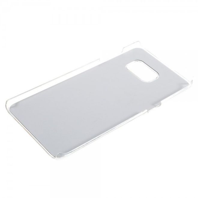 Galaxy S6 Edge Plus Hart Plastik Case im Metallic Look - rot