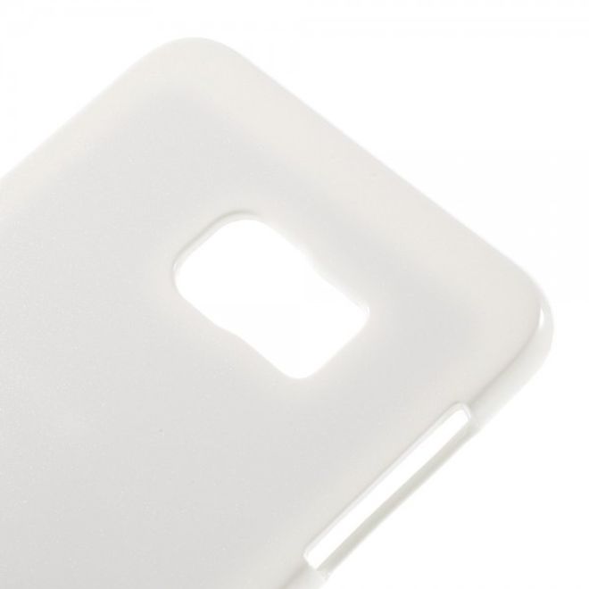 Goospery - Galaxy S6 Edge Plus Handy Hülle - TPU Soft Case - Pearl Jelly Series - weiss