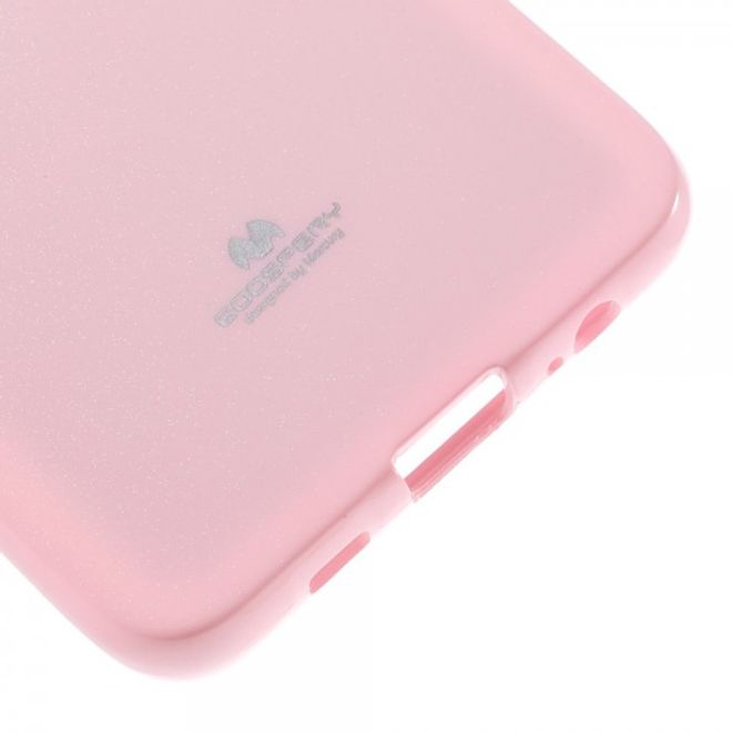 Goospery - Galaxy S6 Edge Plus Handy Hülle - TPU Soft Case - Pearl Jelly Series - rosa