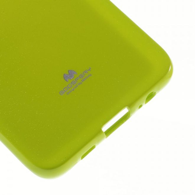 Goospery - Galaxy S6 Edge Plus Handy Hülle - TPU Soft Case - Pearl Jelly Series - lime