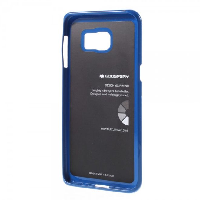 Goospery - Galaxy S6 Edge Plus Handy Hülle - TPU Soft Case - Pearl Jelly Series - blau