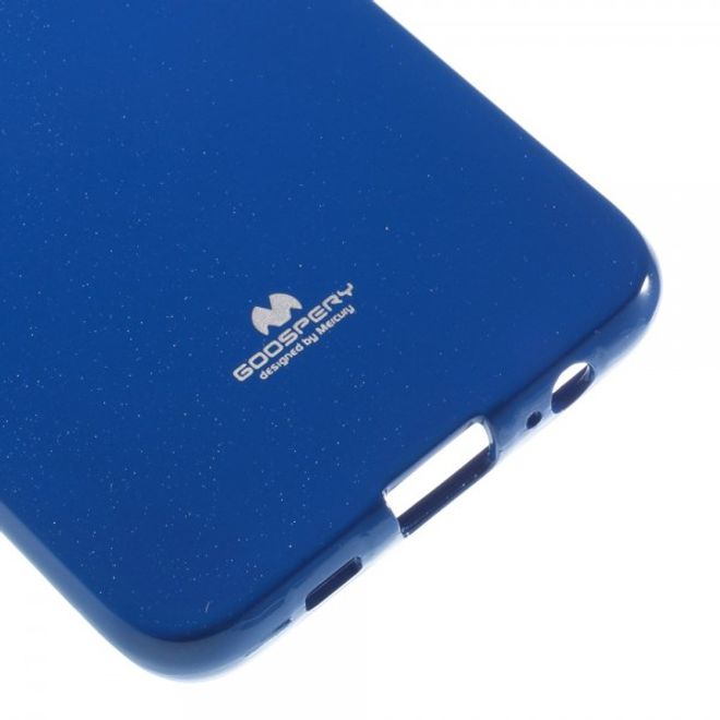 Goospery - Galaxy S6 Edge Plus Handy Hülle - TPU Soft Case - Pearl Jelly Series - blau