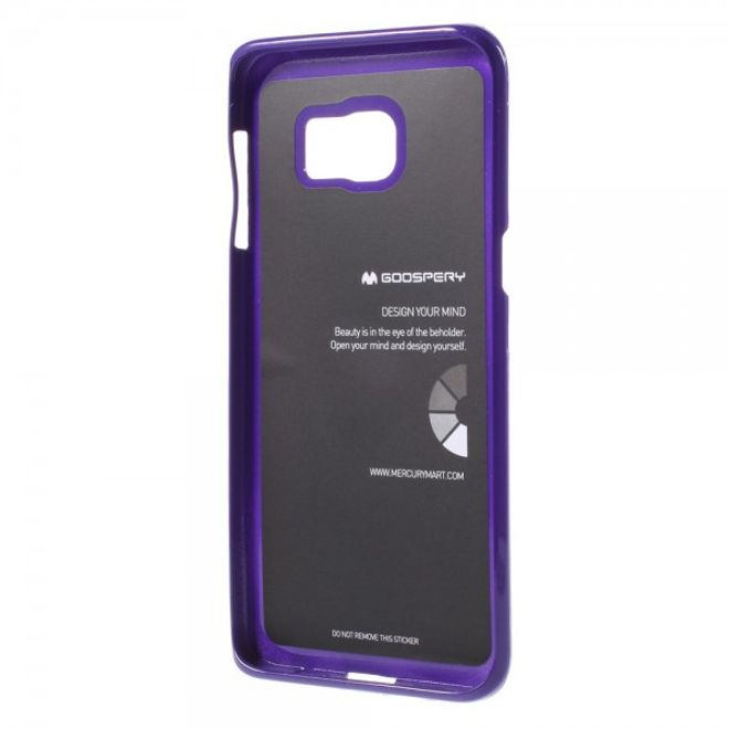 Goospery - Galaxy S6 Edge Plus Handy Hülle - TPU Soft Case - Pearl Jelly Series - purpur
