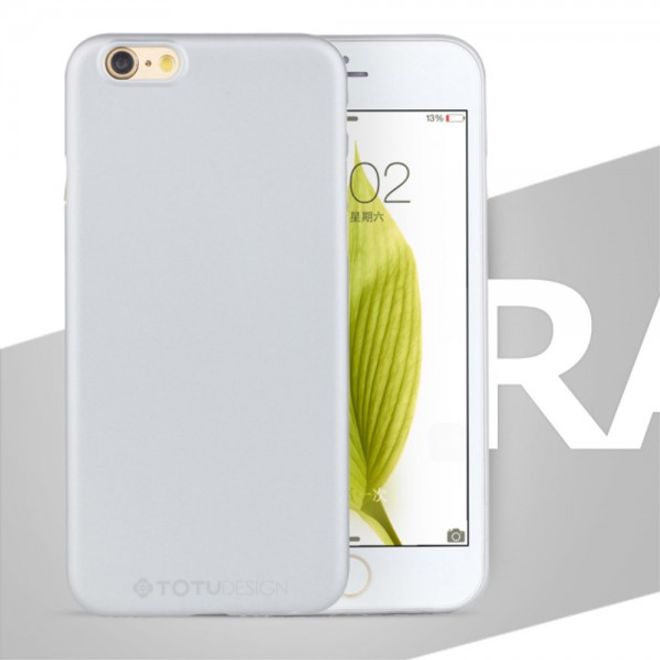 iPhone 6 Plus/6S Plus Totu Zero Series Super Slim Hart Plastik Case - grau