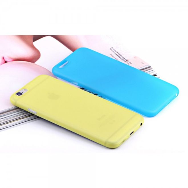 iPhone 6 Plus/6S Plus Totu Zero Series Super Slim Hart Plastik Case - gelb