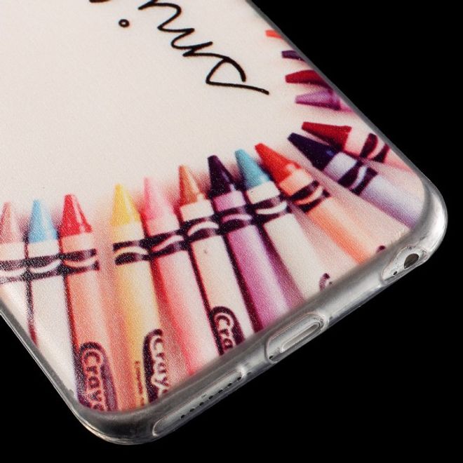 iPhone 6 Plus/6S Plus Dünnes, elastisches Plastik Case mit Stiften in Herzform ausgelegt