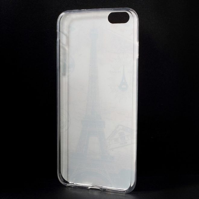 iPhone 6 Plus/6S Plus Slim, Flexible Plastic Case with Eiffel Tower in Paris