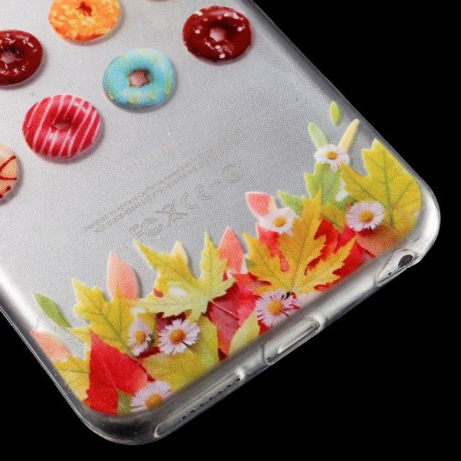 iPhone 6 Plus/6S Plus Dünnes, elastisches Plastik Case mit vielen kleinen Donuts