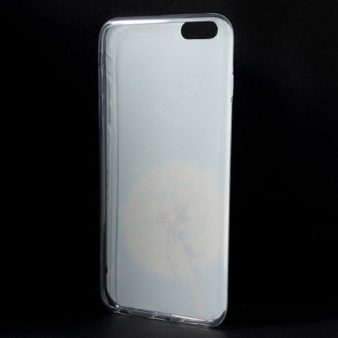 iPhone 6 Plus/6S Plus Dünnes, elastisches Plastik Case mit weissem Löwenzahn