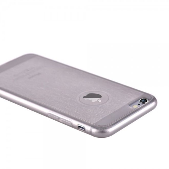 iPhone 6 Plus/6S Plus Elastisches, gebürstetes Plastik Case von Vouni - schwarz