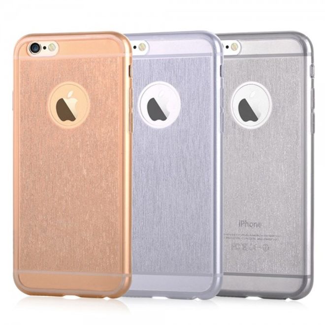 iPhone 6 Plus/6S Plus Elastisches, gebürstetes Plastik Case von Vouni - schwarz