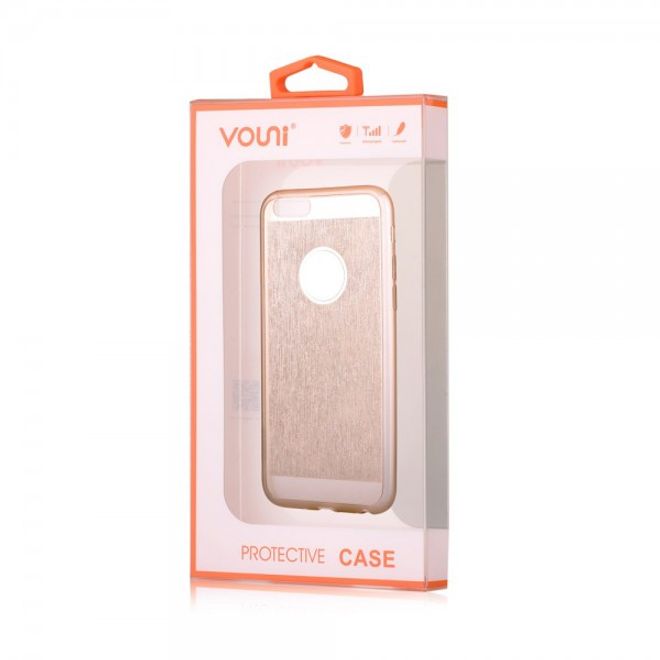 iPhone 6 Plus/6S Plus Elastisches, gebürstetes Plastik Case von Vouni - schwarz
