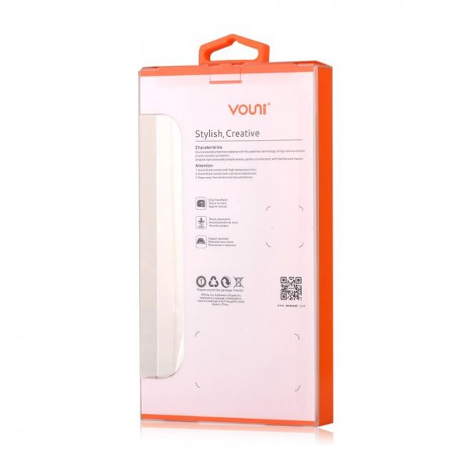 iPhone 6 Plus/6S Plus Elastisches, gebürstetes Plastik Case von Vouni - schwarz