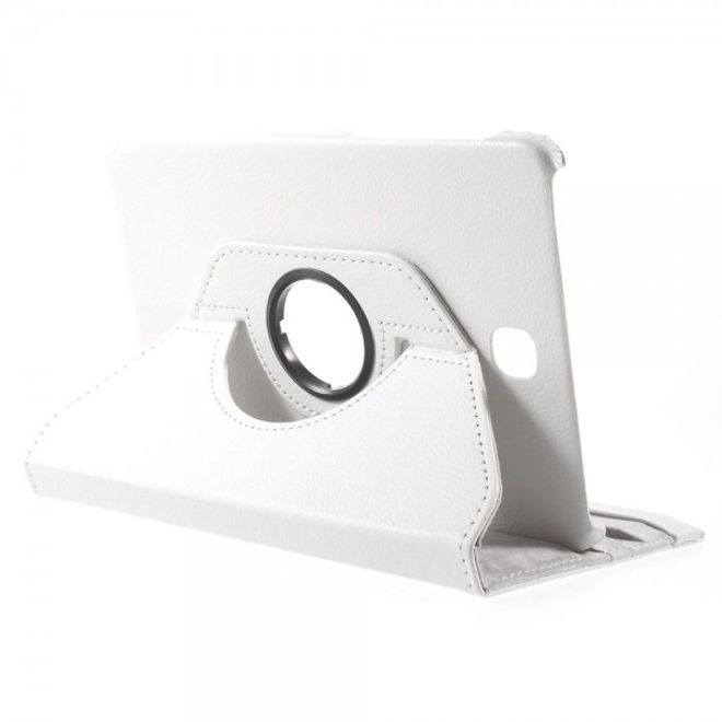 Samsung Galaxy Tab S2 8.0 Stabiles, 360° rotierbares Leder Flip Case - weiss