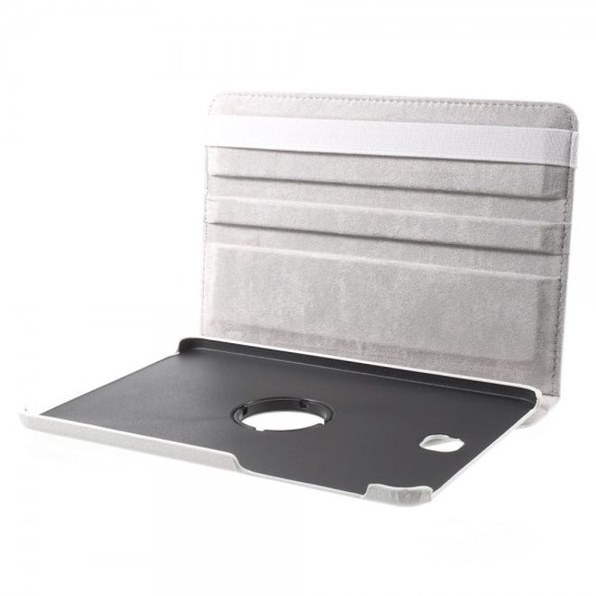 Samsung Galaxy Tab S2 8.0 Stabiles, 360° rotierbares Leder Flip Case - weiss