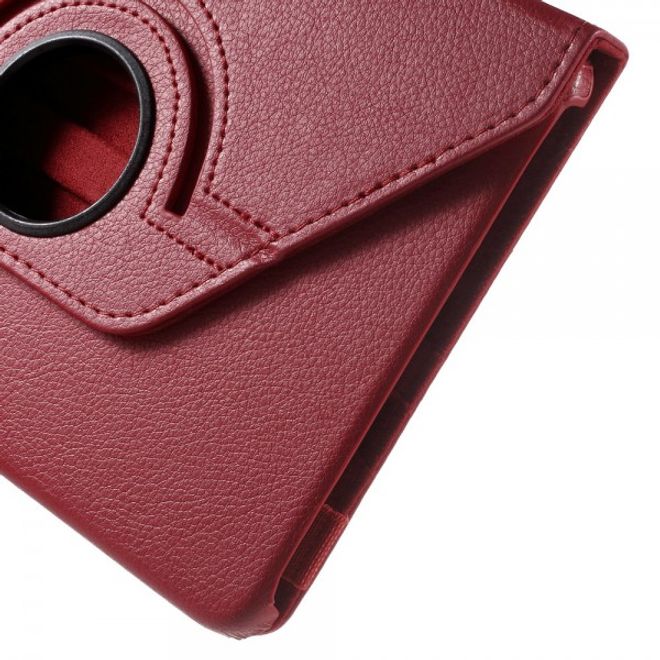 Samsung Galaxy Tab S2 8.0 Stabiles, 360° rotierbares Leder Flip Case - rot