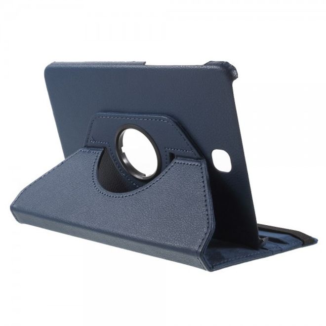 Samsung Galaxy Tab S2 8.0 Stabiles, 360° rotierbares Leder Flip Case - dunkelblau