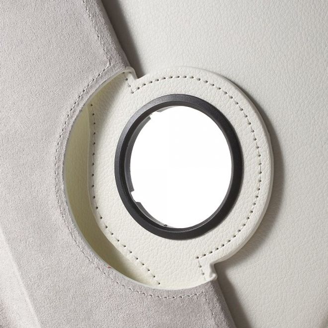 Samsung Galaxy Tab S2 9.7 Schlichtes, 360° rotierbares Leder Flip Case - weiss