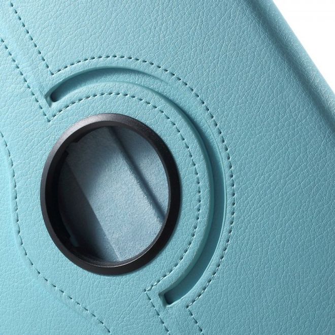 Samsung Galaxy Tab S2 9.7  Hülle - 360° rotierbares Case aus Leder - hellblau