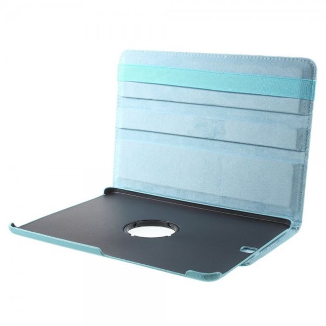 Samsung Galaxy Tab S2 9.7  Hülle - 360° rotierbares Case aus Leder - hellblau