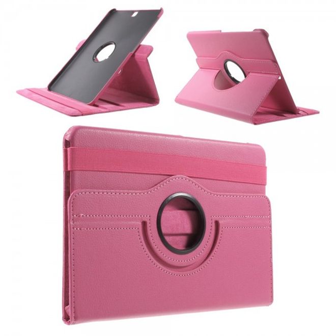 Samsung Galaxy Tab S2 9.7 Schlichtes, 360° rotierbares Leder Flip Case - rosa