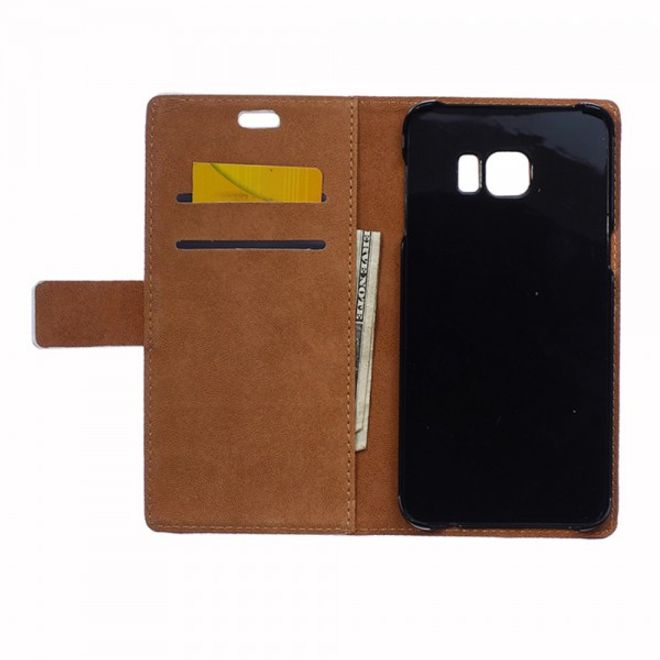 Galaxy S6 Edge Plus Leder Case mit süssen Cartoons