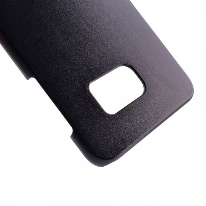 Galaxy S6 Edge Plus Hart Plastik Case mit witzigem Grinsen und Schriftzug