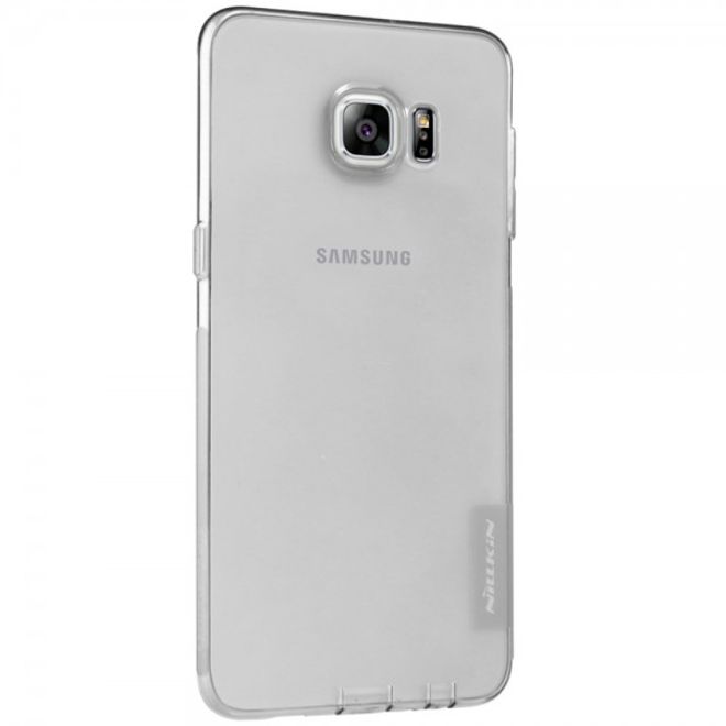 Galaxy S6 Edge Plus Natürliches, dünnes und elastisches Plastik Case von Nillkin - grau