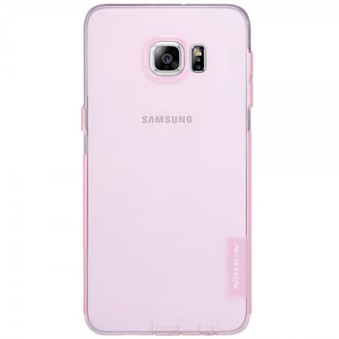 Galaxy S6 Edge Plus Natürliches, dünnes und elastisches Plastik Case von Nillkin - pink